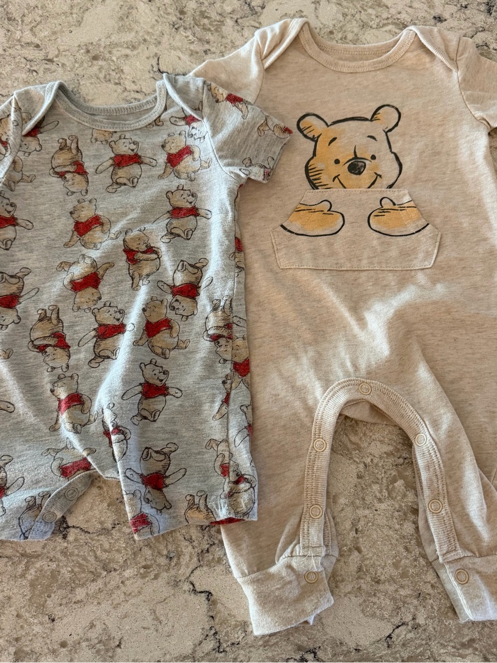 Disney Winnie the Pooh One Piece Rompers (set of 2)